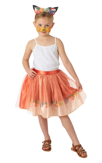 Fox Set Tutù Costume Bambina Ragazze Libro Giorno Fox Vestito Bambine Ragazze