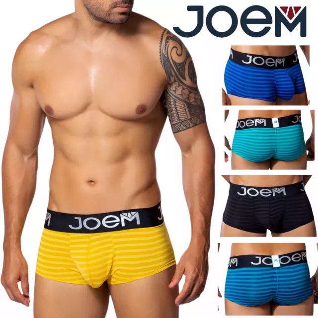 Joem Premium Microfiber Boxer Briefs Underwear Pouch Men
