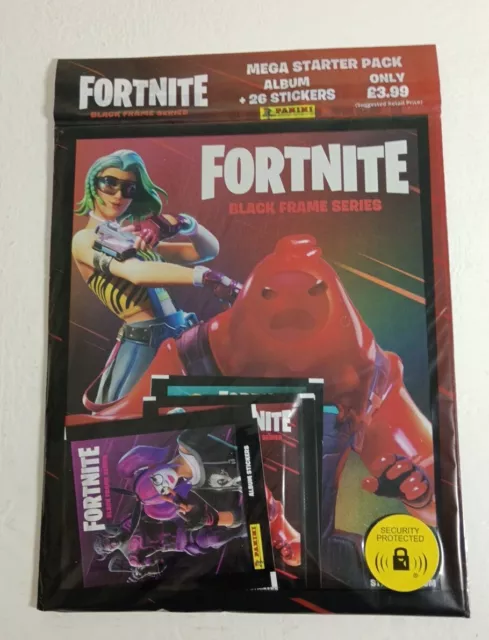 Panini FORTNITE 2020 Black Frame Series Mega Starter Sticker Album Book Sealed