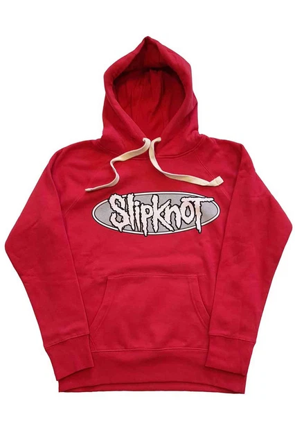Slipknot Hoodie Dont Ever Judge Me Band Logo Official Unisex Red