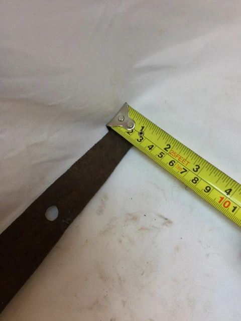 Antique Hand Forged Barn Hinge Strap Buckle 13" Wrought Iron 8