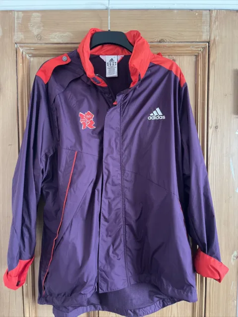 Adidas London 2012 Olympic Games Maker Official Rain Jacket Men’s Size Large