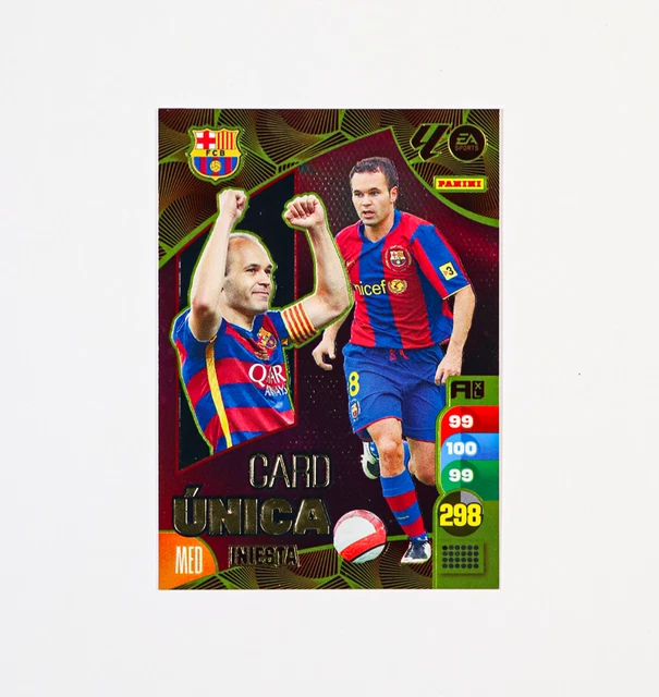 CARD ÚNICA INIESTA (FC Barcelona) - PANINI Adrenalyn XL LaLiga