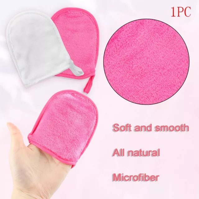 tissu microfibre facial visage serviette démaquillant le nettoyage gant