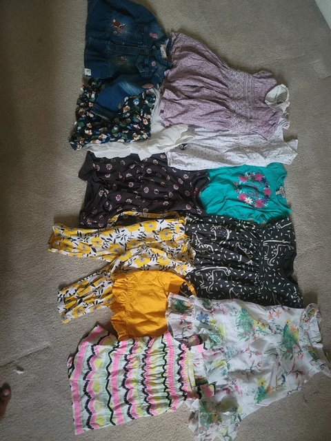 girls summer clothes bundle age 2 years