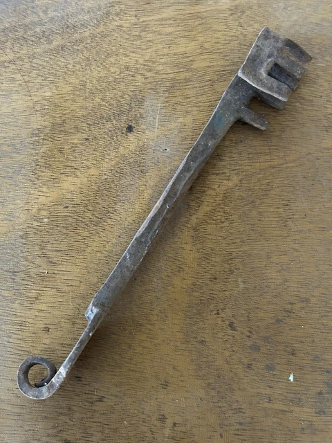 Clé à Pipe Ancienne En Acier Forgé – 10 Pouces – Fabrication Anglaise