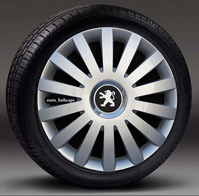 15" wheel trims, Hub Caps, Covers to Peugeot 208 (Quantity 4)