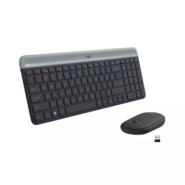 Logitech Slim Wireless Keyboard and Mouse Combo MK470, QWER (Sony Playstation 5)