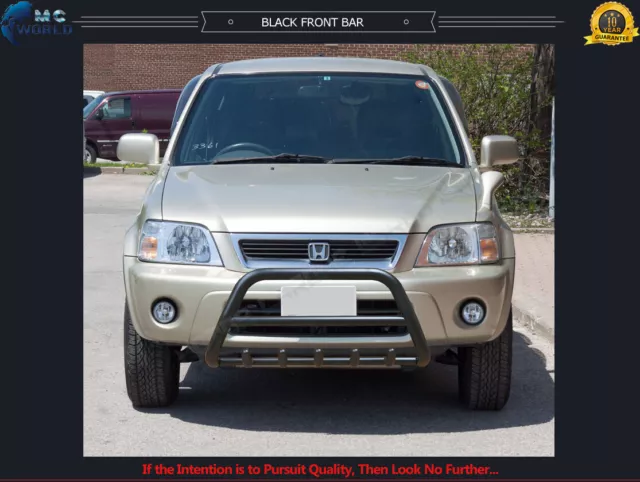 FOR HONDA CRV BULL BAR BLACK AXLE NUDGE PUSH GRILL ABAR 60mm 1995