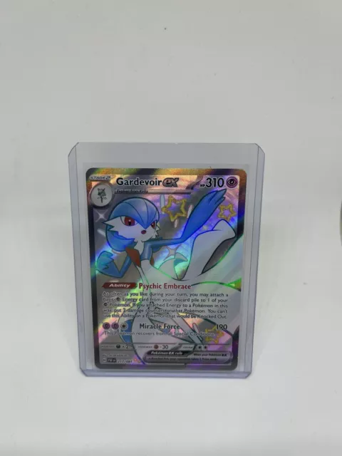 Gardevoir Ex 217/091 Paldean Fates Shiny Full Art Ultra Rare Pokemon TCG Card