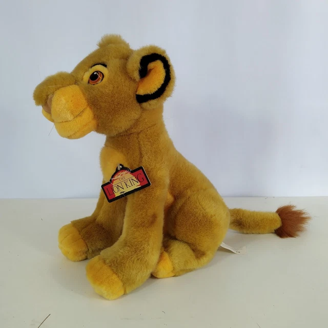 VINTAGE SIMBA PLUSH 90s w/ Tags The Disney Store 14" Lion King £17.03 ...