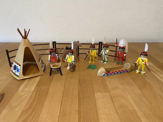 Playmobil Indianer Western Figuren Vintage !!!