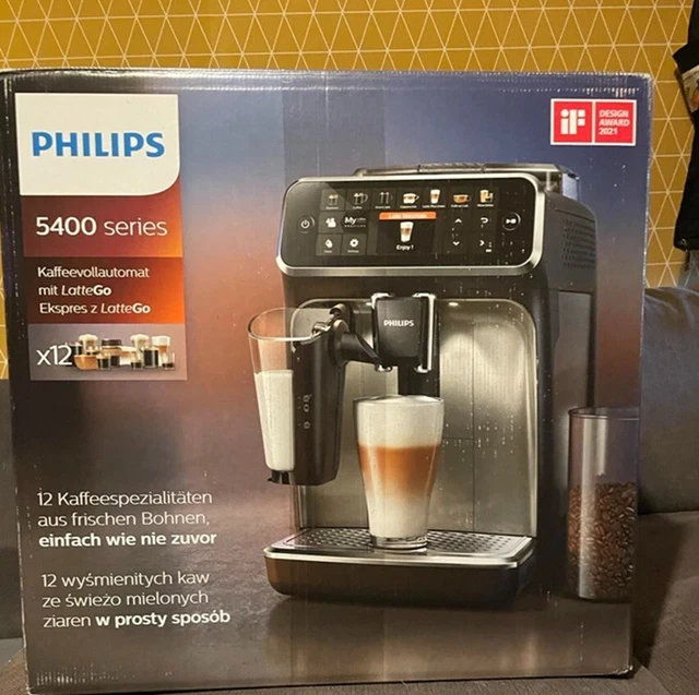 PHILIPS 5400 SERIES EP5441/50 LatteGo BeantoCup Fully Automatic