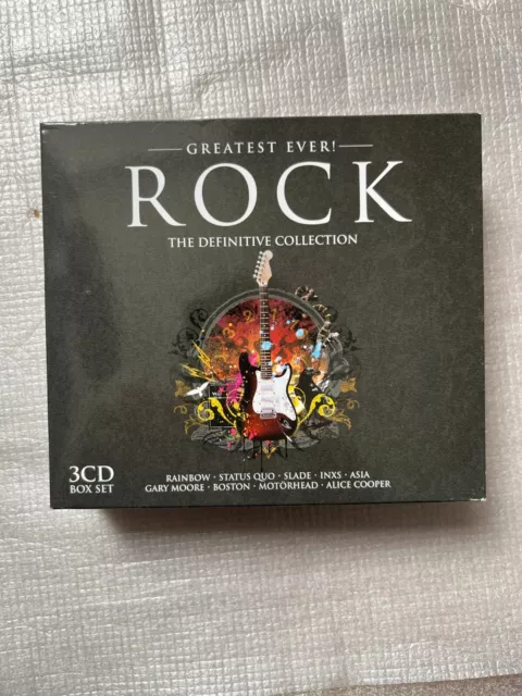 Various Artists - Greatest Ever Rock: the Definitive Collection 3 box set