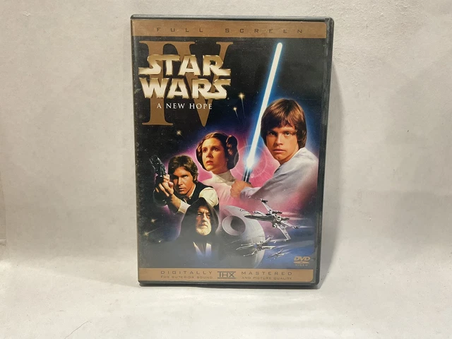 STAR WARS EPISODE IV A New Hope (DVD 2004 FULLSCREEN) REMASTERED