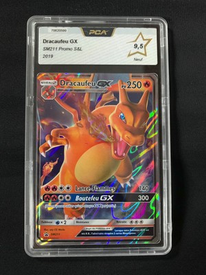 Carte Pokémon Dracaufeu GX FR PCA 9,5