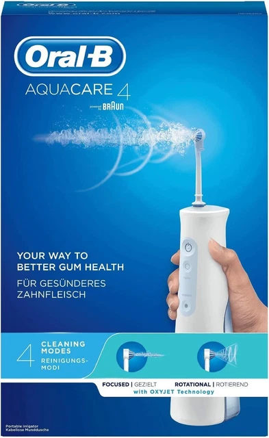 Oral-B Oxyjet Idropulsore Dentale, 1 Testina, con Tecnologia Microbollicine,...