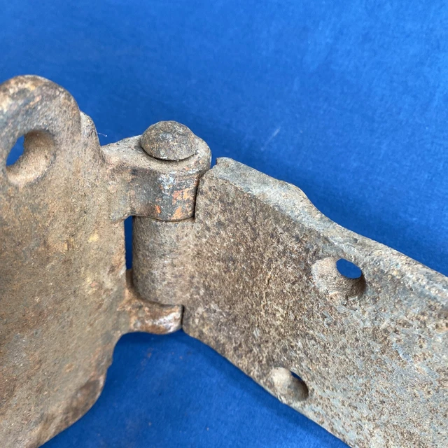 Vintage Antique Extra Heavy Cast Iron Barn Door Shed Strap Hinge 20 1/2" 8