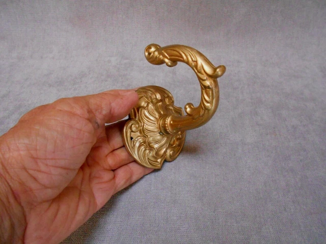 French Vintage BRONZE Coat hat rack  HANGER HOOK 2