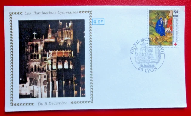 FDC Enveloppe 1er Jour Sur Soie - Lutte Contre Le Sida (France, 2001+)