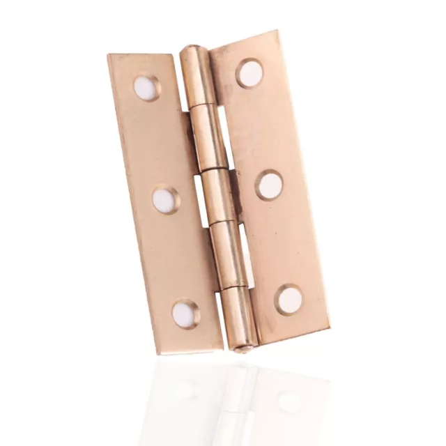 BRASS CABINET HINGES 38mm, 50mm & 63mm Small-Large Furniture Cupboard Door Butt