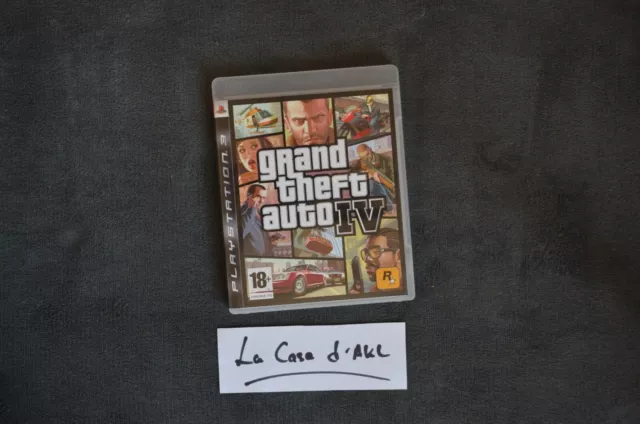 ₪ PAS DE JEU ₪ Boite Vide sur Playstation 3 PS3 - GTA IV 4 Grand Theft Auto