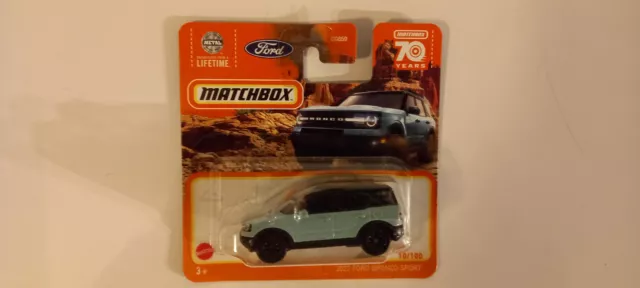 Ford bronco matchbox car on sale