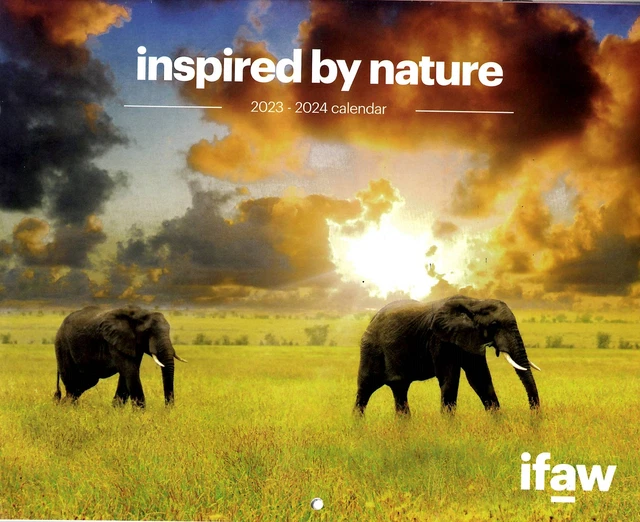 2025 INSPIRED BY Nature ifaw Wall Calendar FREE SHIPPING TO ALL USA