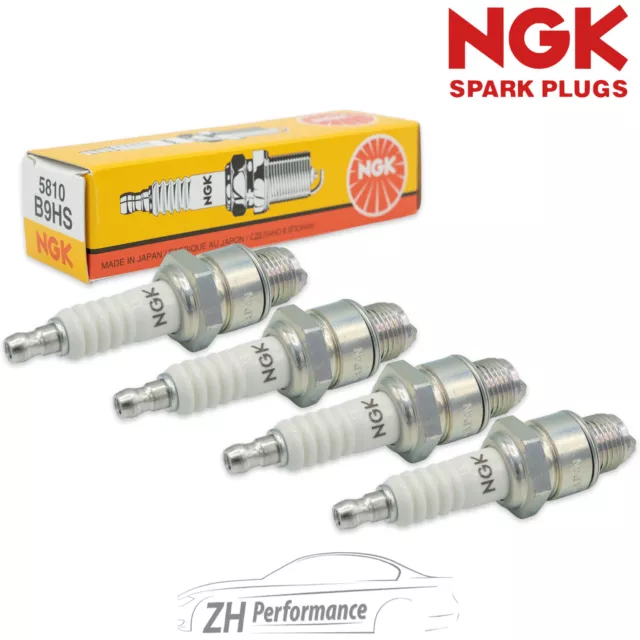 4x NGK 5810 B9HS Zündkerze für Simson Schwalbe S51 SR50KR51 Honda Peugeot Toyota