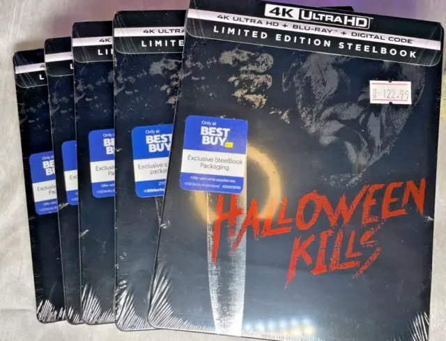 Halloween Kills 4K Ultra HD Blu-ray OOP Best Buy Limited Edition RARE SteelBook