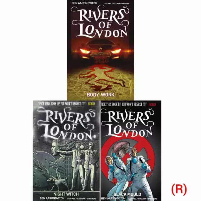 Rivers of london Series 3 Books Collection Set By ben aaronovitch Vol.1 2 3 NEW