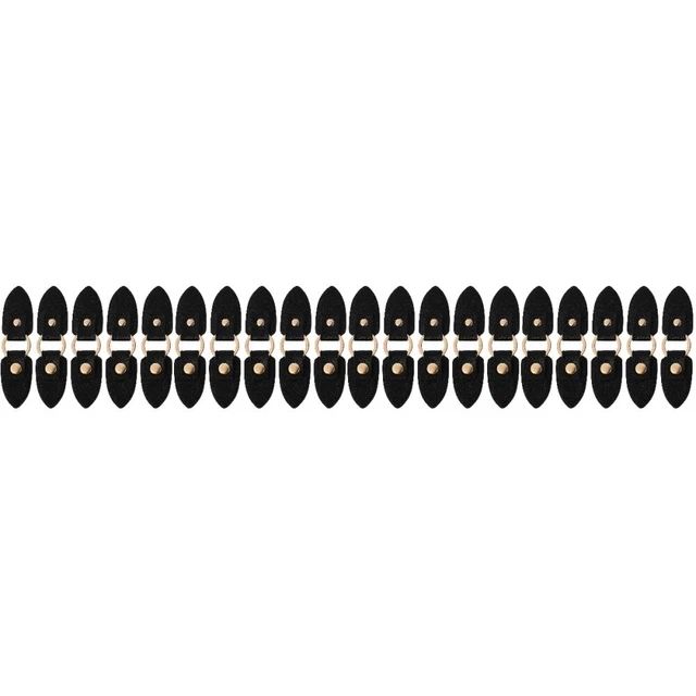 20 Pairs Metal Buckle DIY Apparel Crafts Coat Closure Buttons