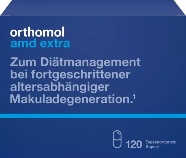 ORTHOMOL AMD extra Kapseln 120 Stück PZN 00564197 TOPANGEBOT