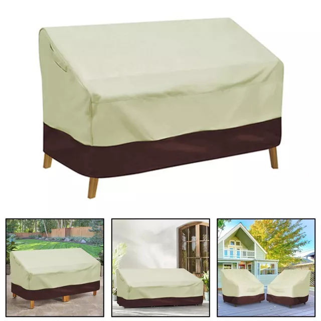 Housse de canapé d'extérieur beige protection complète pour vos meubles de pa