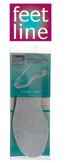 Fitobucaneve Feetline Soletta Termica Deodorante 1 Paio