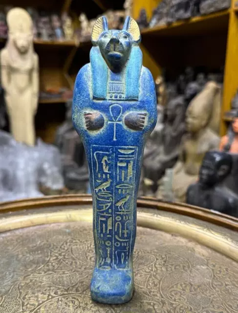 RARE ANCIENT EGYPTIAN ANTIQUITIES Statue Large Of Goddess Bastet Cat Egyptian BC