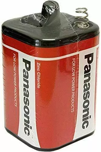 1-12 Pack Panasonic Torch Lantern Batteries 6V Pj996 4R25R Zinc Batteries