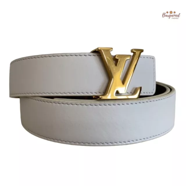Louis Vuitton Initials Shape Belt Monogram 40MM Red – Solestage