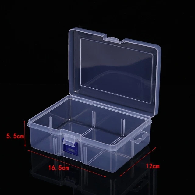 Organizador de maquillaje de almacenamiento de hisopos de algodón transparente caja con punta Q