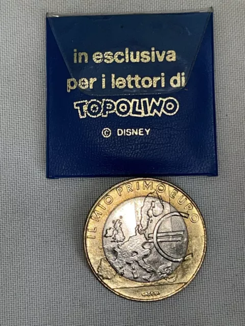 MONETA DA 1 euro gadget Topolino disney EUR 7,99 - PicClick IT