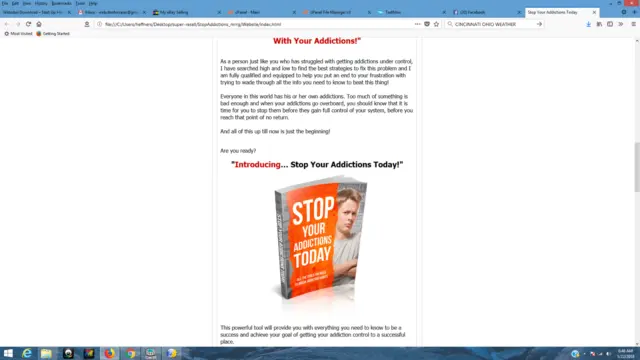 Stop Addictions Business For Sale w/ Software & Sales Website