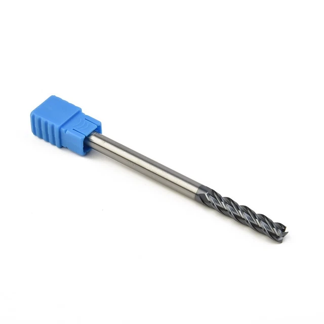 1 Mulino Taglierino 100mm Tungsteno Carburo Taglio HRC50 CNC 4Flutes 6MM