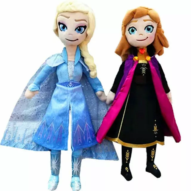 NEW 40cm Disney Frozen 2 Elsa Anna Doll Plush Toy soft gift Girl Birthday Kids