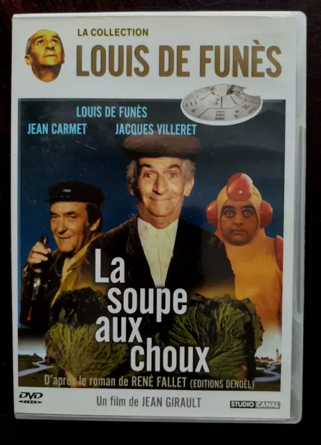 dvd " LOUIS  DE  FUNES "  LA  SOUPE  AUX  CHOUX "  film de jean  girault