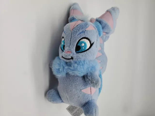 Neopets Striped Usul Plush JAKKS Pacific Series 4 2008 Blue Pink Squirrel