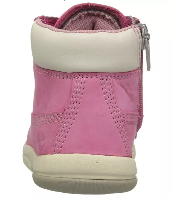 Timberland Infant Girls Toddle Tracks 6-Zoll-Stiefel Fuchsia Rose 3