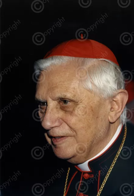 BENEDICTUM XVI - Cardinal RATZINGER - ORIGINAL PHOTO From Studio in Vatican RARE