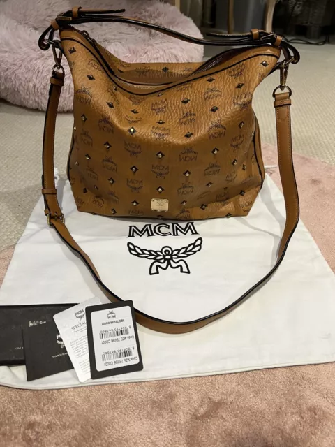 Mcm Visetos Hobo Bag Hardly Used Immaculate