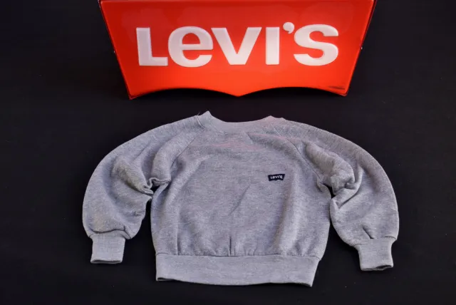 Levis Pullover Longsleeve Sweatshirt Vintage 90er 90s Levi´s USA Made Kids S M L