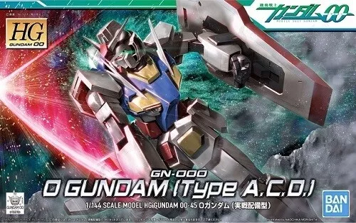 Bandai Hg Gundam 00 O Gundam (Typ a. C.D 1/144 Maßstab Kunststoff Modell Set